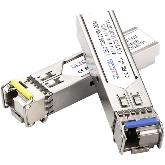 Olycom - 1.25G SFP Bidi Single Fiber Transceiver 1310nm/1550nm SMF LC 20 Km