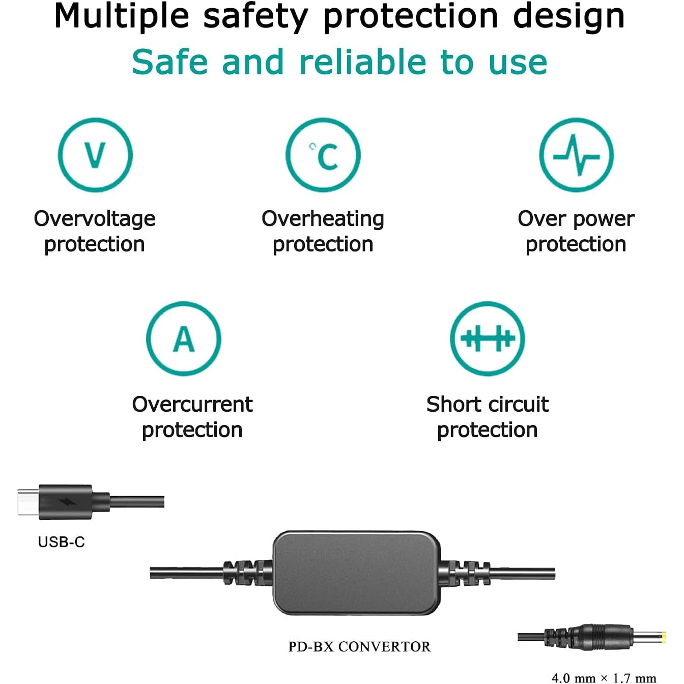 Raeisusp - USB Type C Cable + Dummy Battery NP-W235 for Fujifilm X-T4