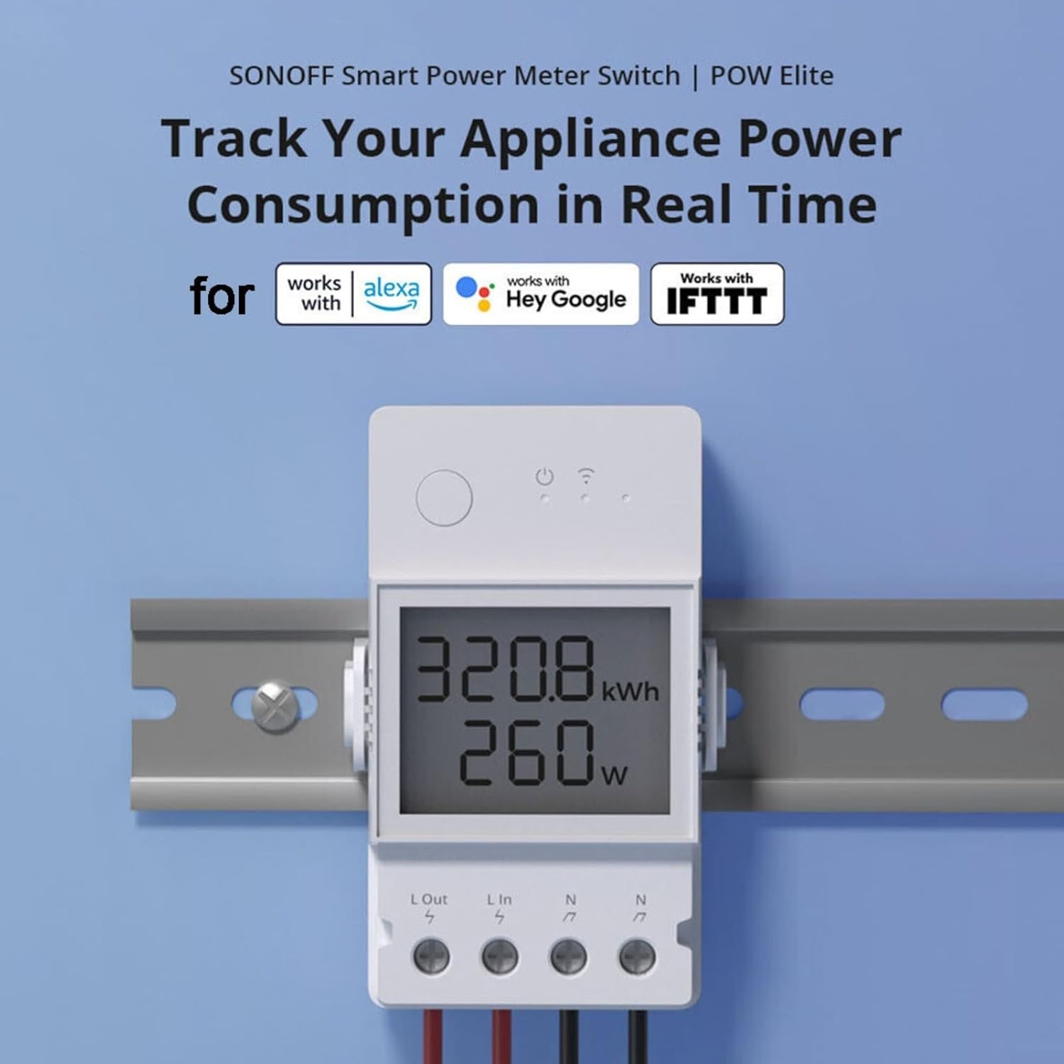 Battery Check - Wifi Smart Meter Switch With LCD Screen & Mobile App Control