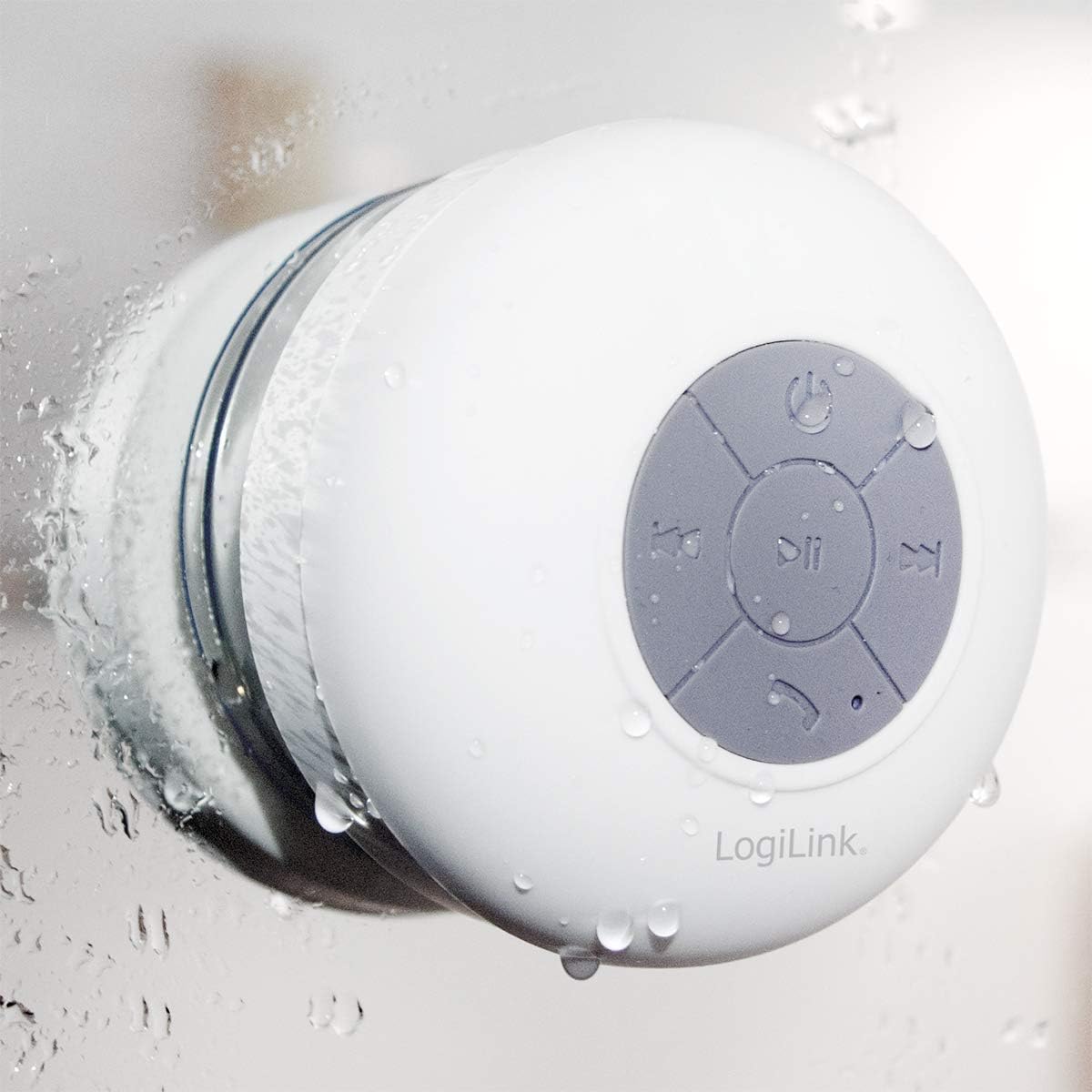 Logilink - Wireless Shower Speaker, IPX4, 4-Hour Duration