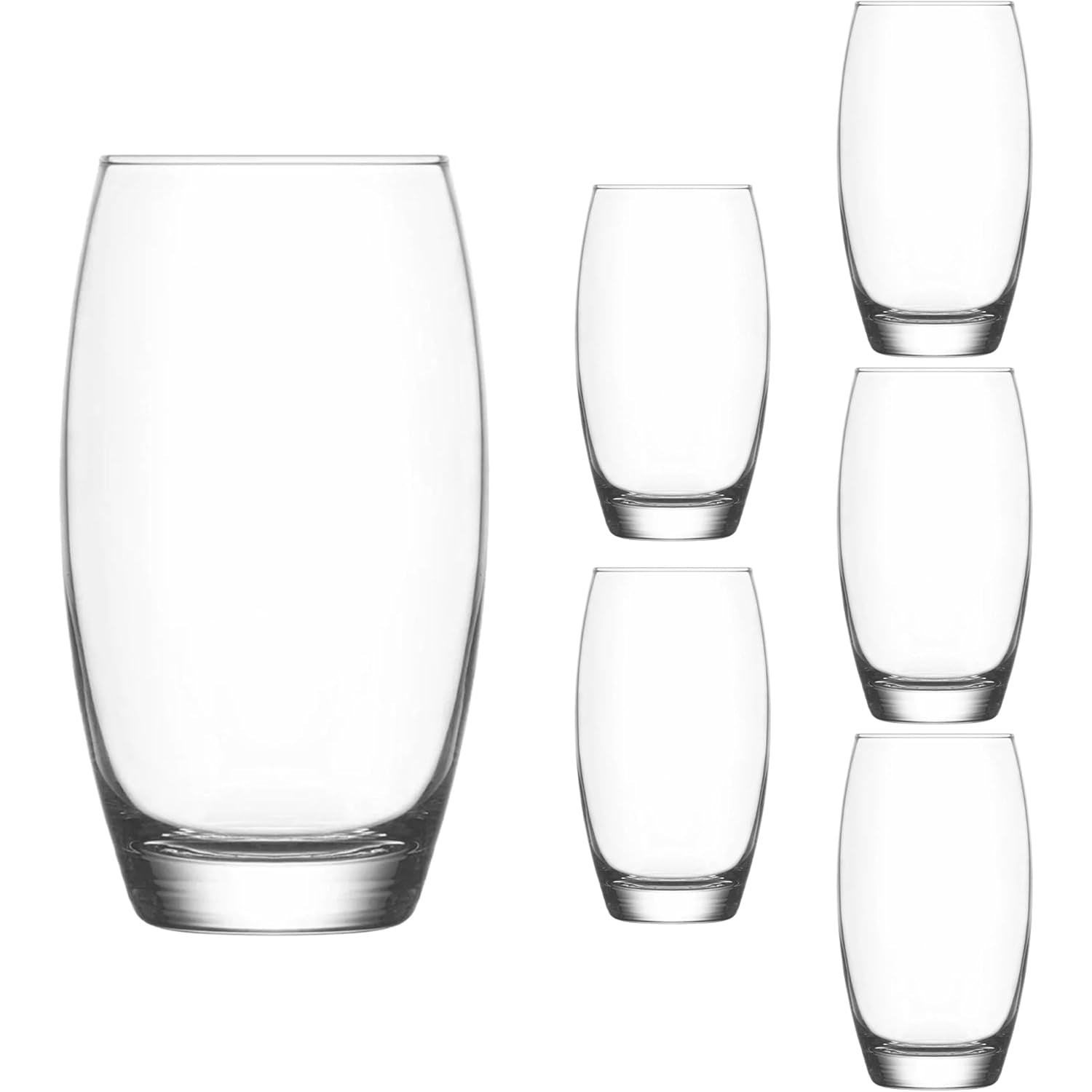 Lav Empire - Glass Set 510 Cc 17.25 Oz 6 Pcs Elegant Design