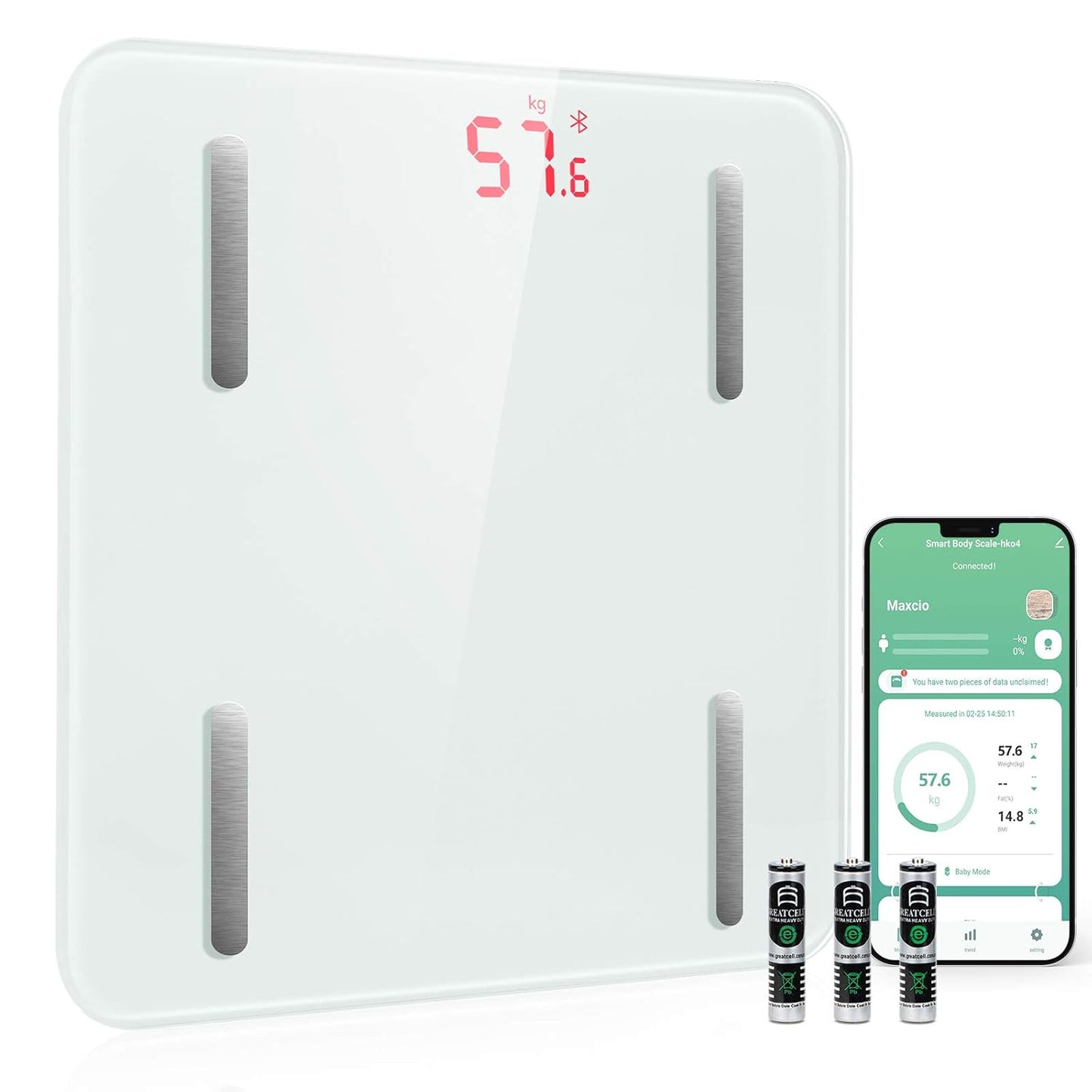 Maxcio - Smart Body Fat Scale