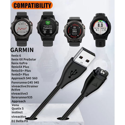 ankSONline - Magnetic USB Charging Cable for Garmin Vivoactive 3