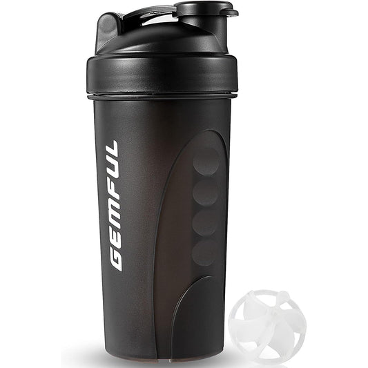 Gemful - BPA-Free Leak Proof Shaker Bottle for Protein Mixes 700ml