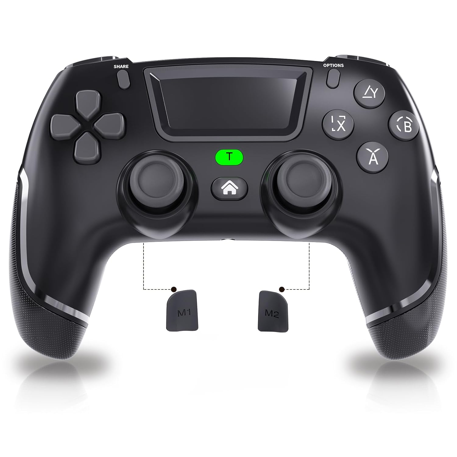 Tefelan - Wireless Controller for PS4 with Turbo, Programmable Buttons, Dual Vibration