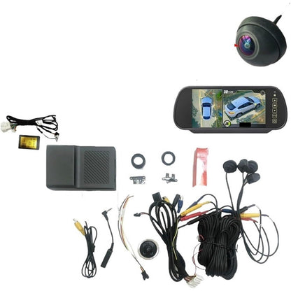 5D Box 705H - Car 3D Super 360 Surround View System With Bird View Panorama 4 Cameras 1080P Dynamic Trajectory (12V)