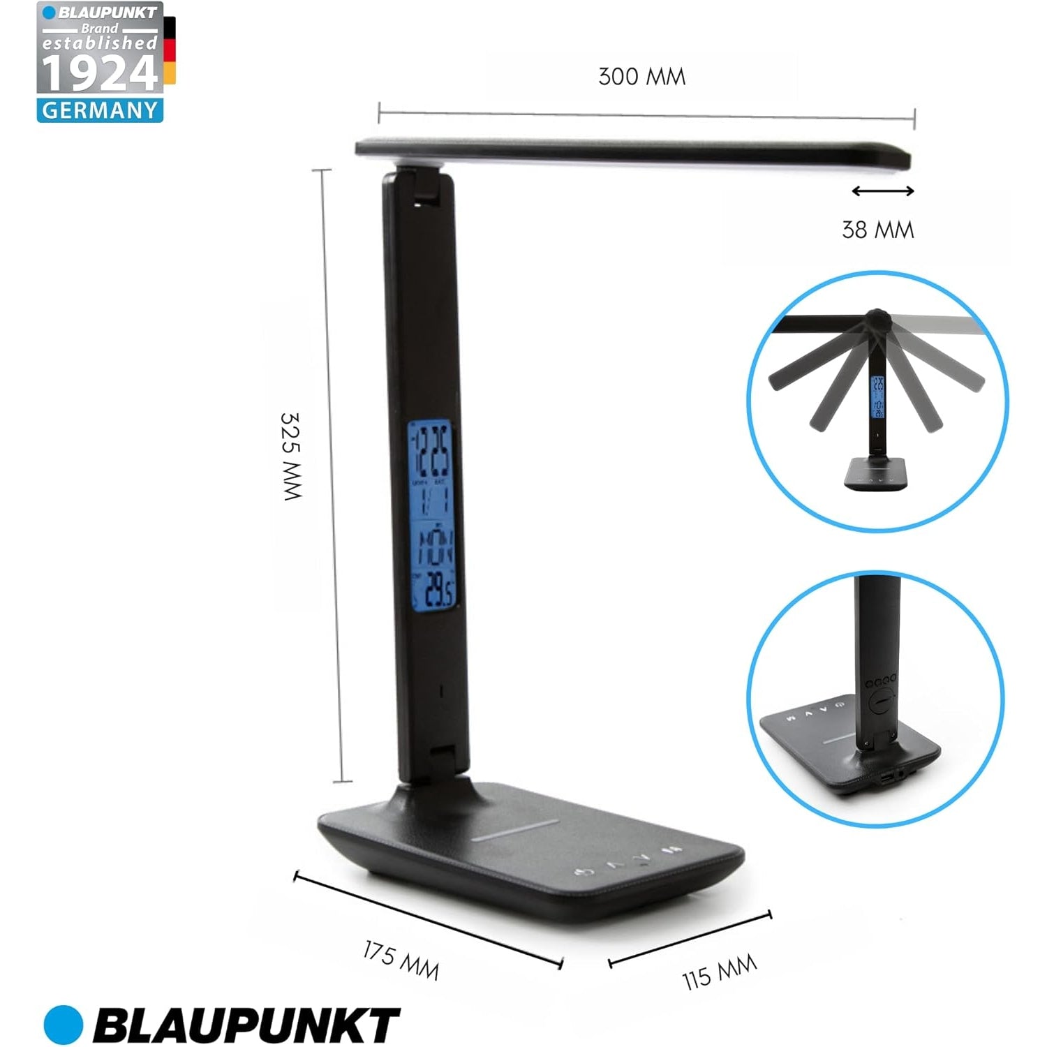 Supwell - Led Desk Lamp With Wireless Charger And Usb Port