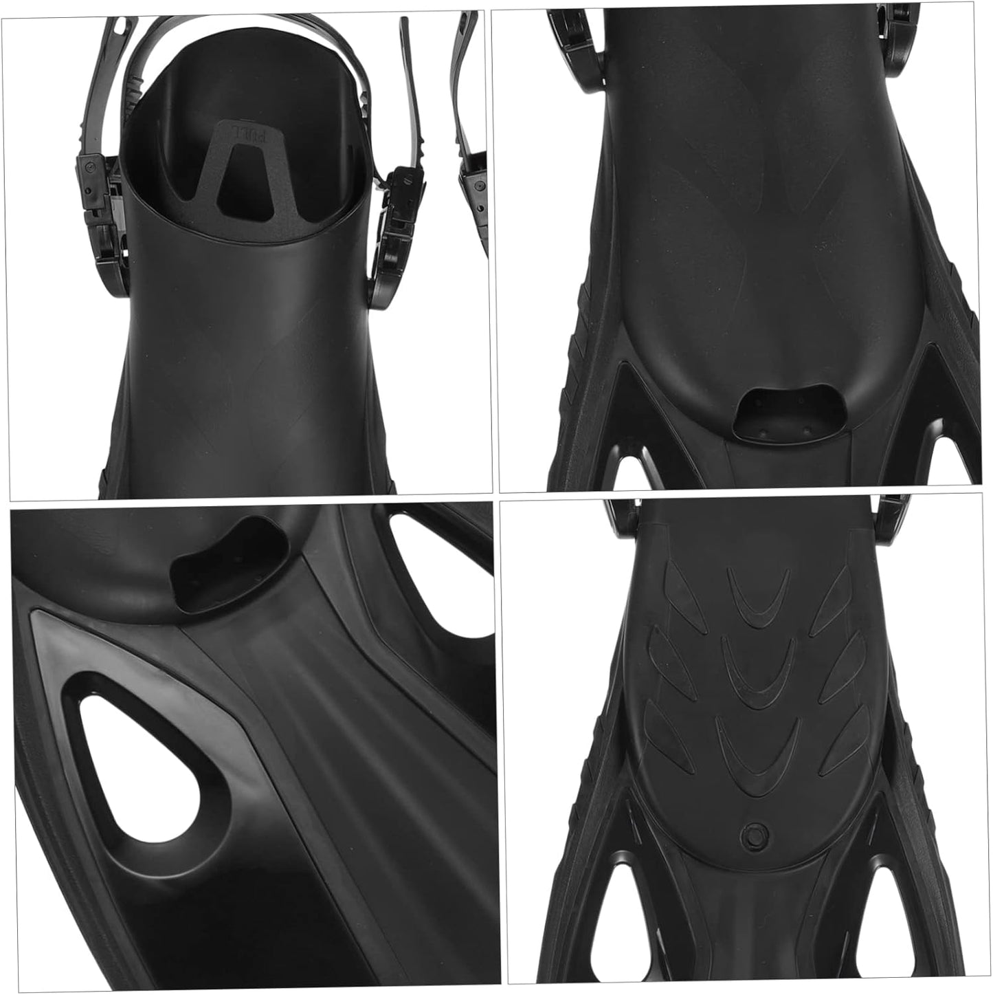 Clispeed - 2 Pairs Travel Size Swim Fins for Scuba and Lap Swimming