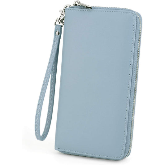 Uto - Women's RFID Leather Wallet With Wristlet