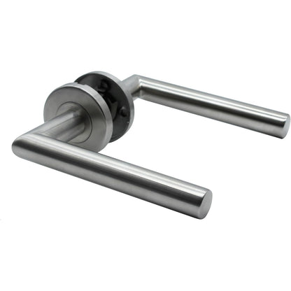 Tesa Assa Abloy - Institutional Door Handles Set Aisi 304 Rosette 50mm Cube Series