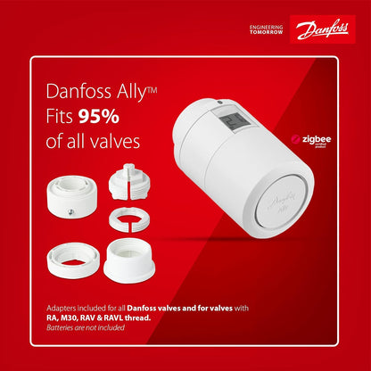 Danfoss - Ally Starter Pack: Gateway & Radiator Thermostat, White