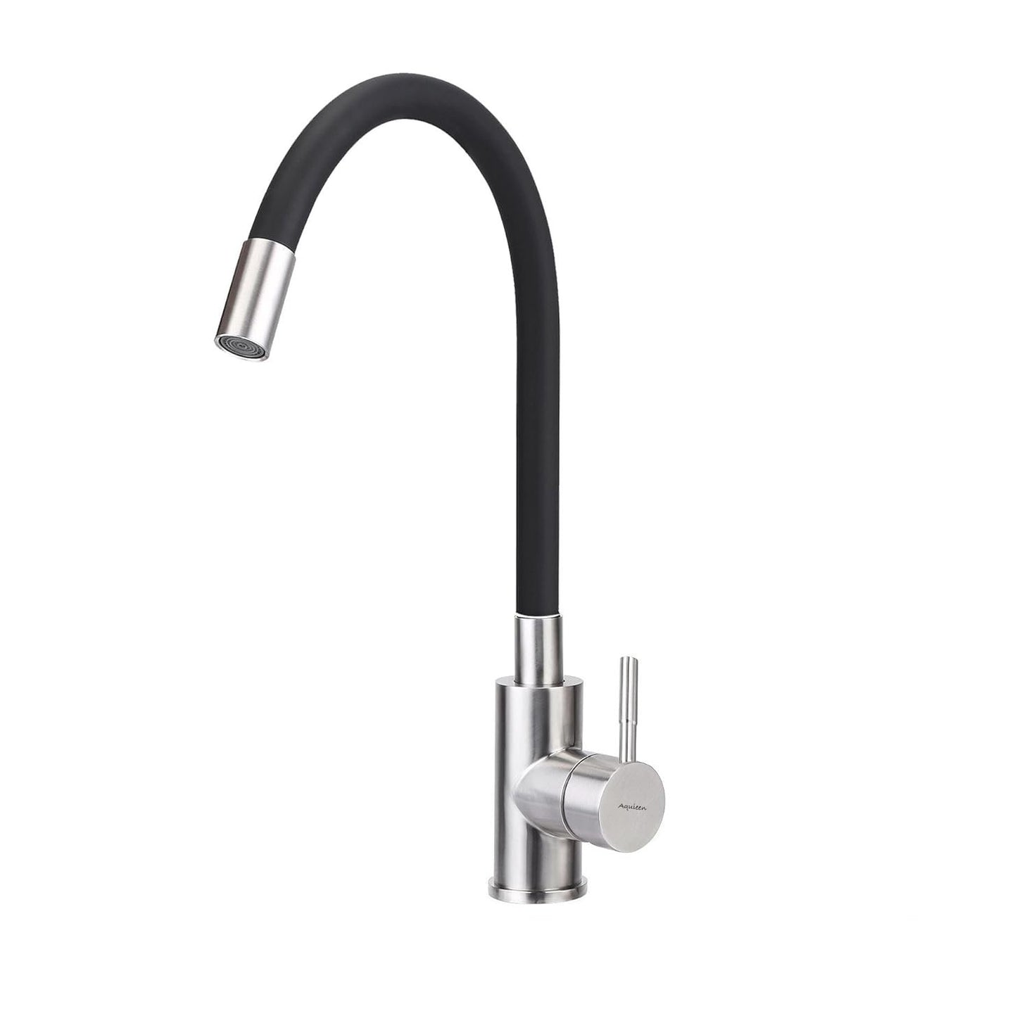 Aquieen & Co. - Brass Table Mounted Sink Mixer With 360Â° Rotating Spout