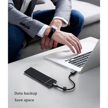 Sosofly - Portable SSD U Disk 128GB High-Speed (Black)