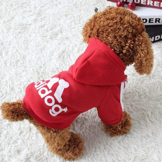 Foxhub - Addidog Cotton Warm Dog Hoodie (X-Large, Red)