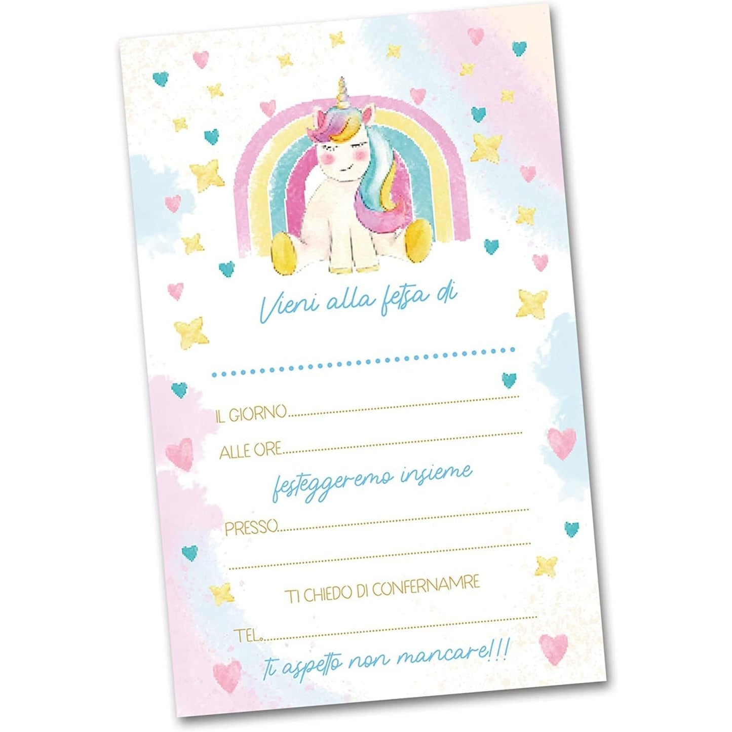 Printservis - 20 Princess Birthday Invitations With Envelopes