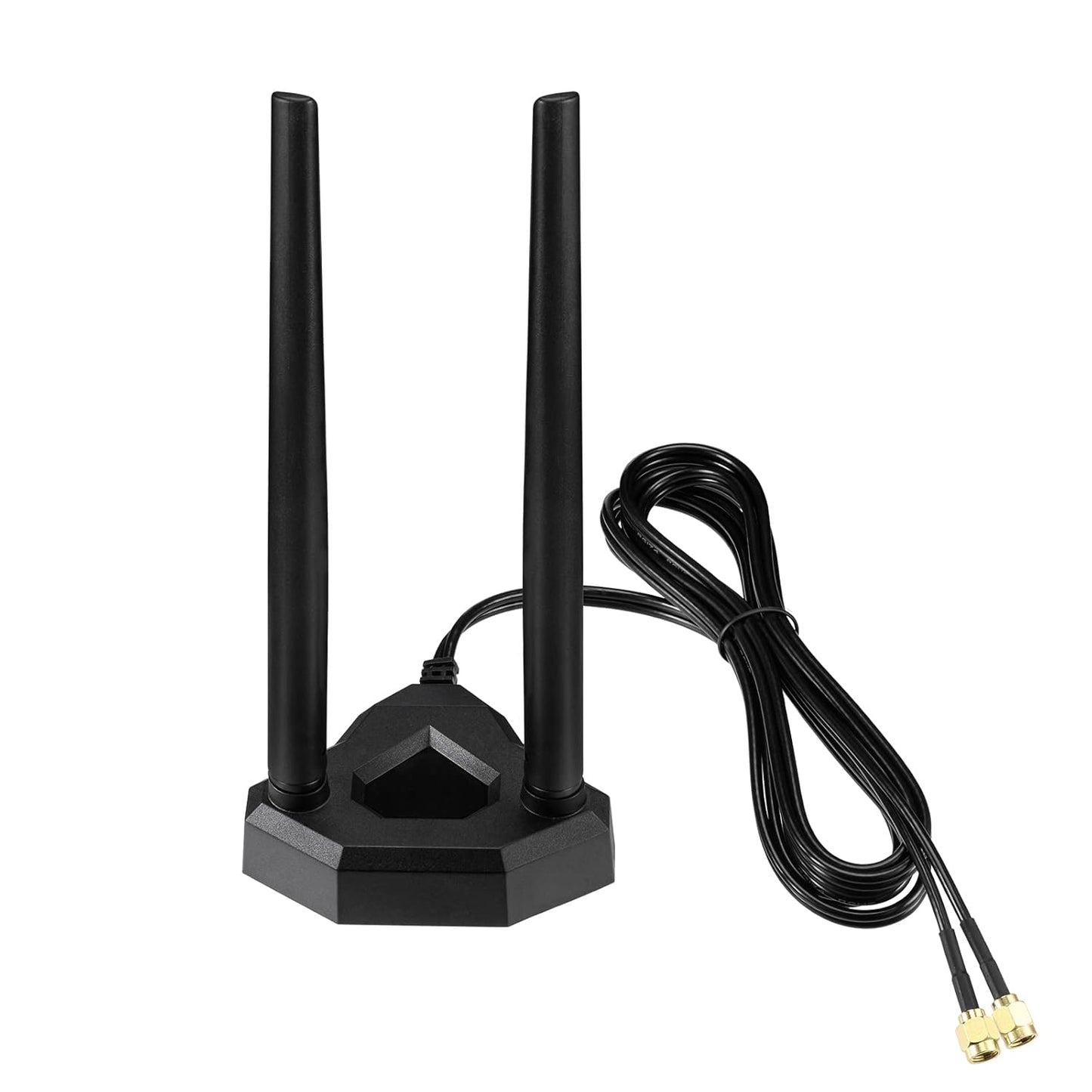 Eightwood - Dual Band WiFi Antenna 2.4GHz 5GHz RP-SMA With 6.5Ft Extension Cable