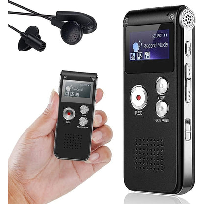 Solid Spikes - 8Gb Digital Voice Recorder & Mp3 Player