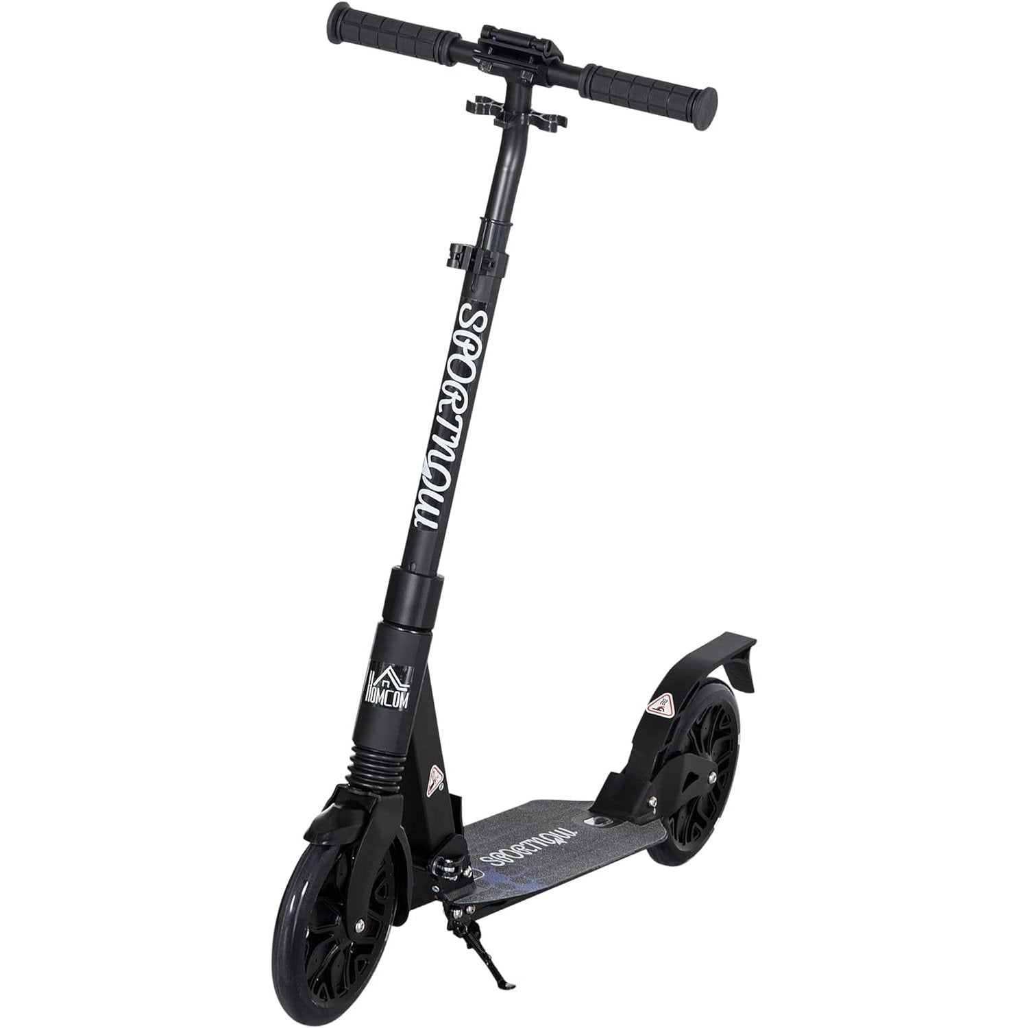 Mh Handel Gmbh - Homcom Adjustable Kick Scooter with Shock Absorber System, Black