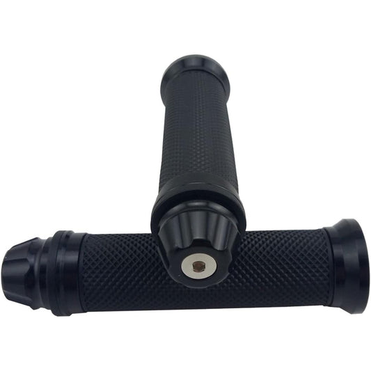 Okstno - Motorcycle CNC Hand Grips Aluminum Rubber Gel Handlebar