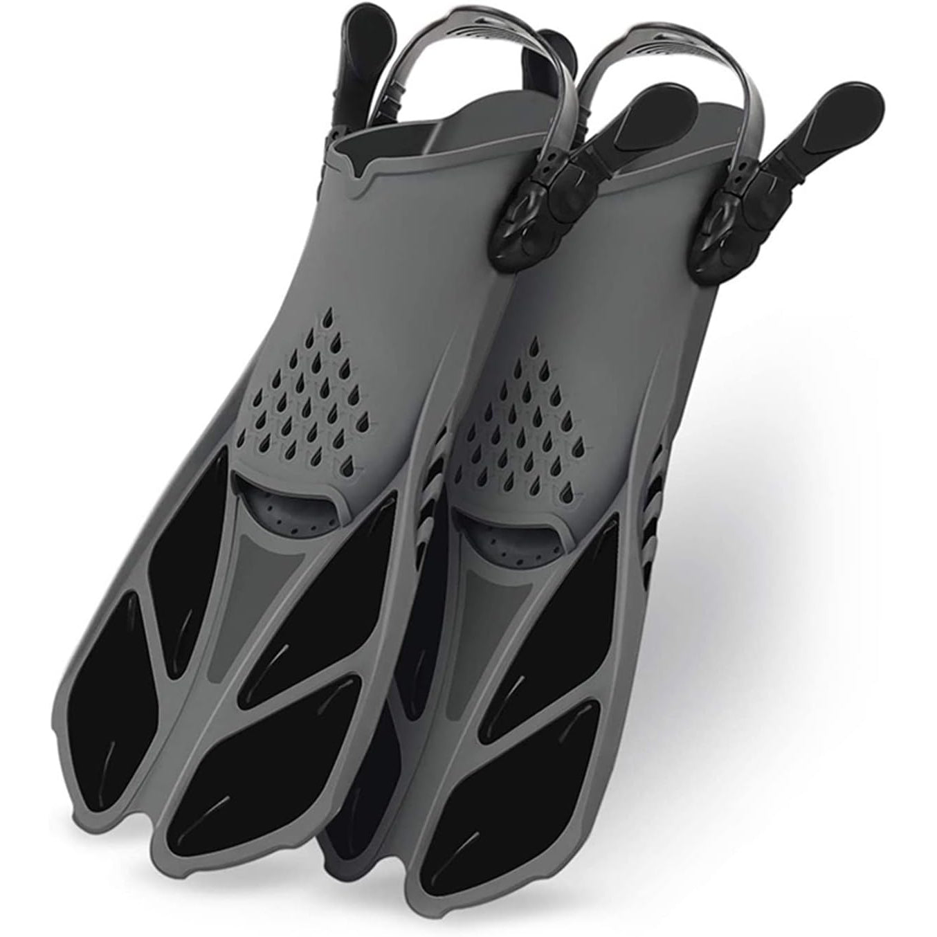 Otenc - Adjustable Short Swim Fins for Adult Snorkeling and Diving