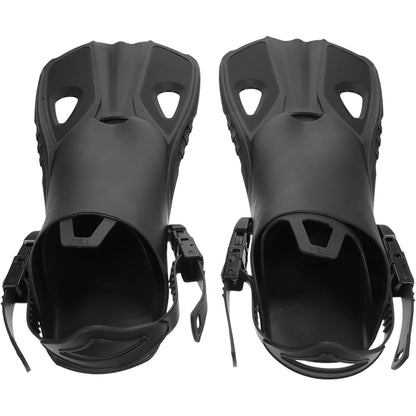 Clispeed - 2 Pairs Travel Size Swim Fins for Scuba and Lap Swimming