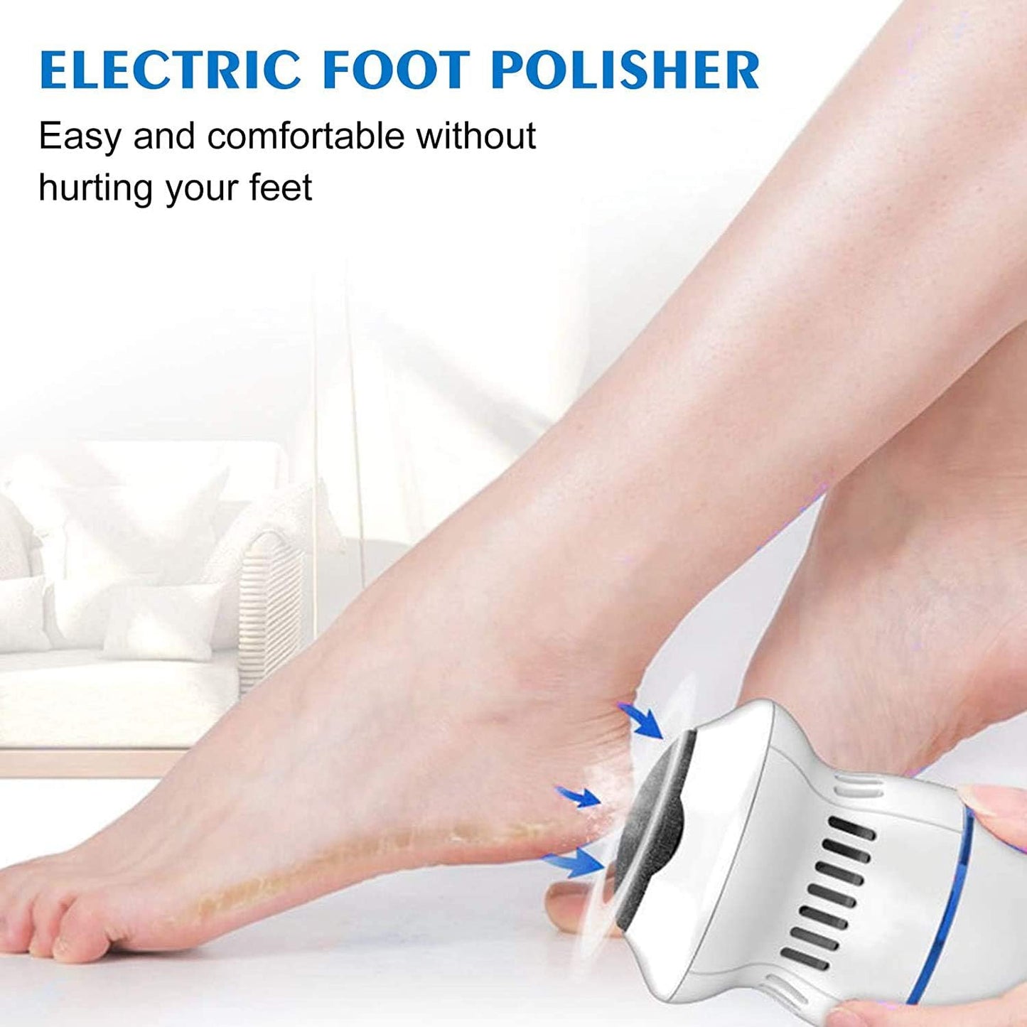 Friusate - Electric Callus Foot Grinder Dual-Speed Pedicure Tool