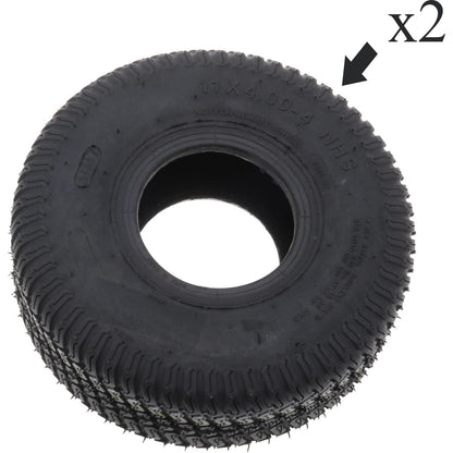 Jardiaffaires - 4-Ply 11X400-4 Ride On Tyres