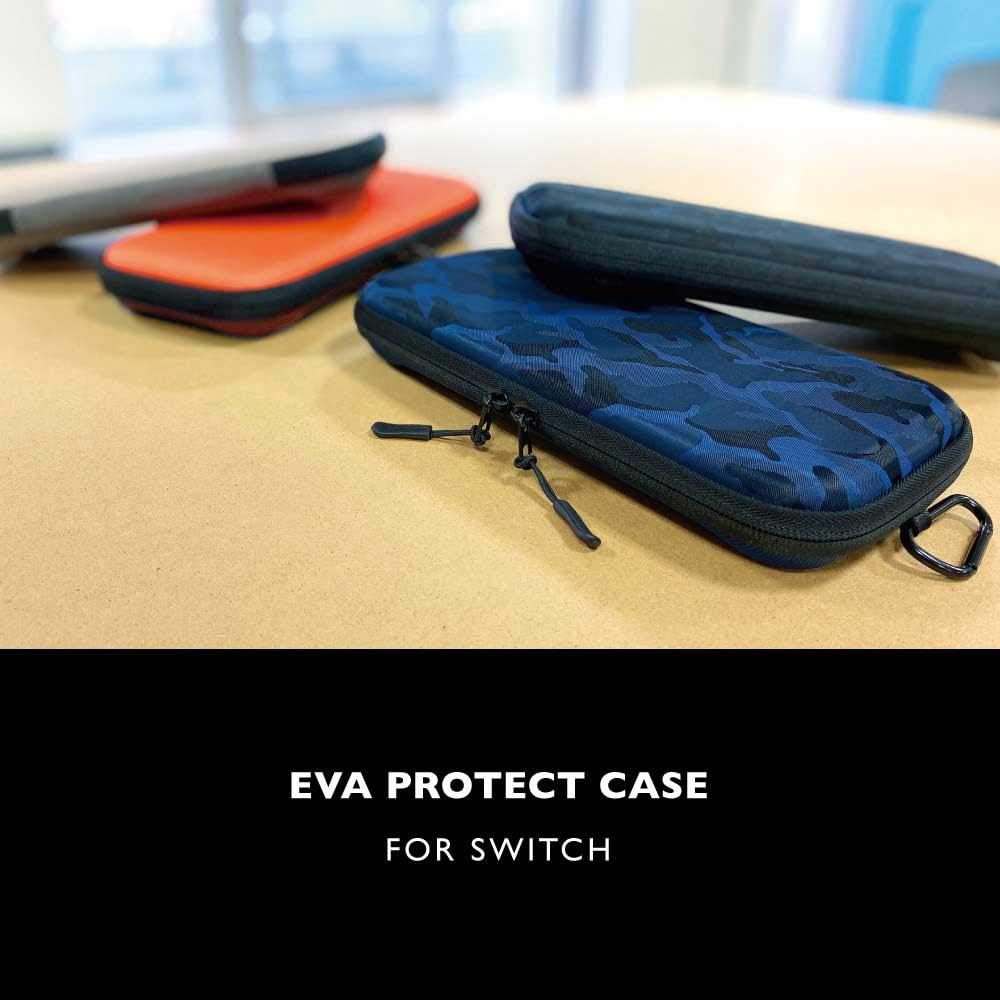 Nakabayashi - Eva Protective Case for Switch (Slim) Camouflage Black