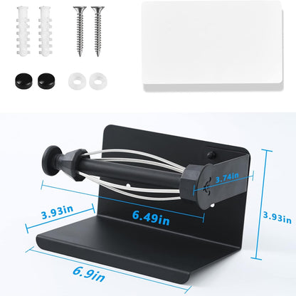 No Drilling - Stainless Steel Toilet Roll Holder With Shelf