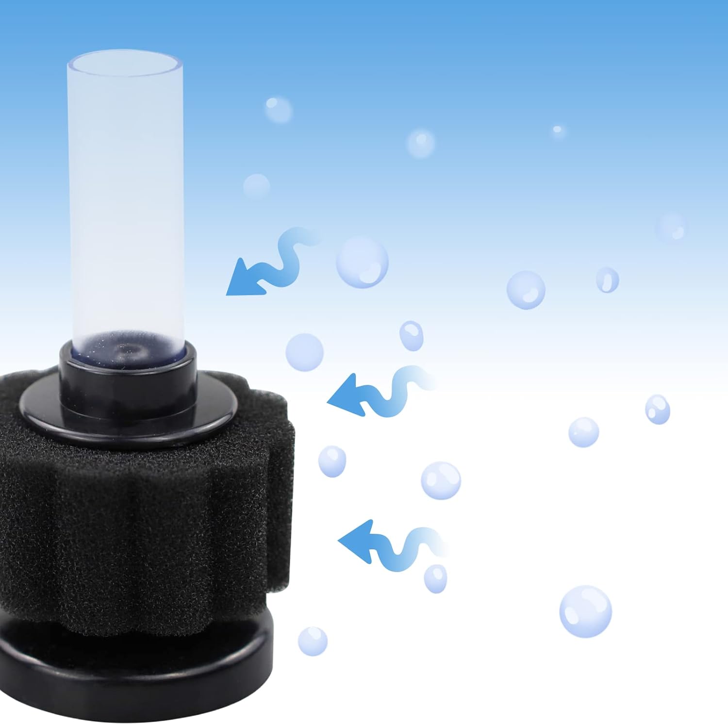 Lamxd - Nano Bio Sponge Filter Kit for Small Fish Tanks