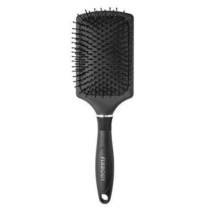 Fixbody - Paddle Brush With Large Cushion, Smoothing Detangling For Long Thick Hair