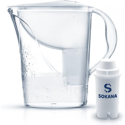 Sokana - 2 Filters Replacement for Brita Classic Dafi Classic Compatible Water Filter Jug