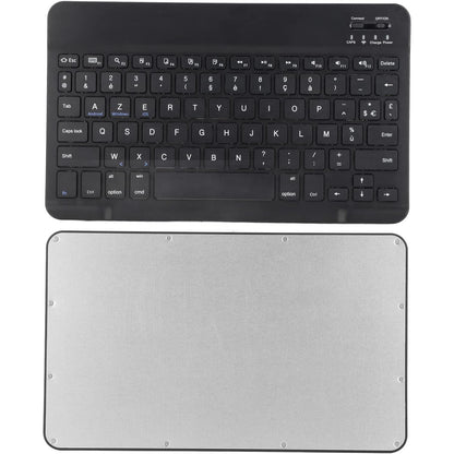 Bewinner - Wireless French Azerty Bluetooth Keyboard, 10-Inch Slim Portable (Black)