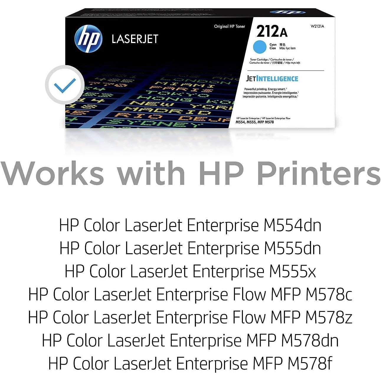 Hewlett Packard Office - 212A Cyan Toner Cartridge For Color Laserjet Enterprise