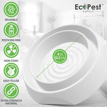 Ecopest - Bed Bug Interceptors 12 Pack | Pro Bed Bug Blocker Traps