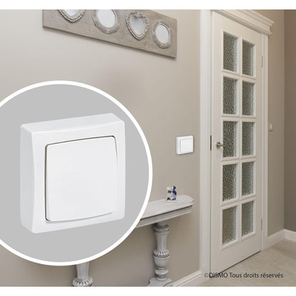 Legrand - Surface-Mounted White Switch