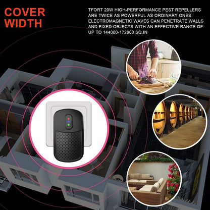 Tfort - Ultrasonic Mouse Repellent With Dual Frequency Conversion