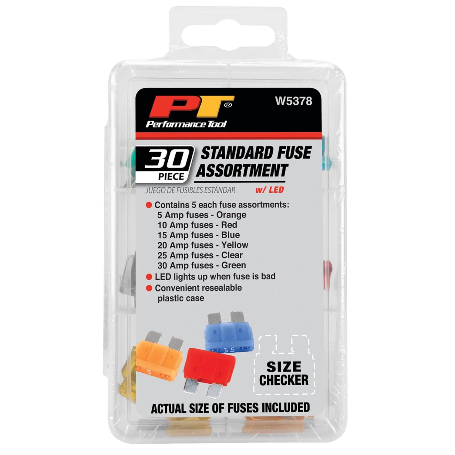 Performance Tool - Standard Fuse Assortment, 30-Piece