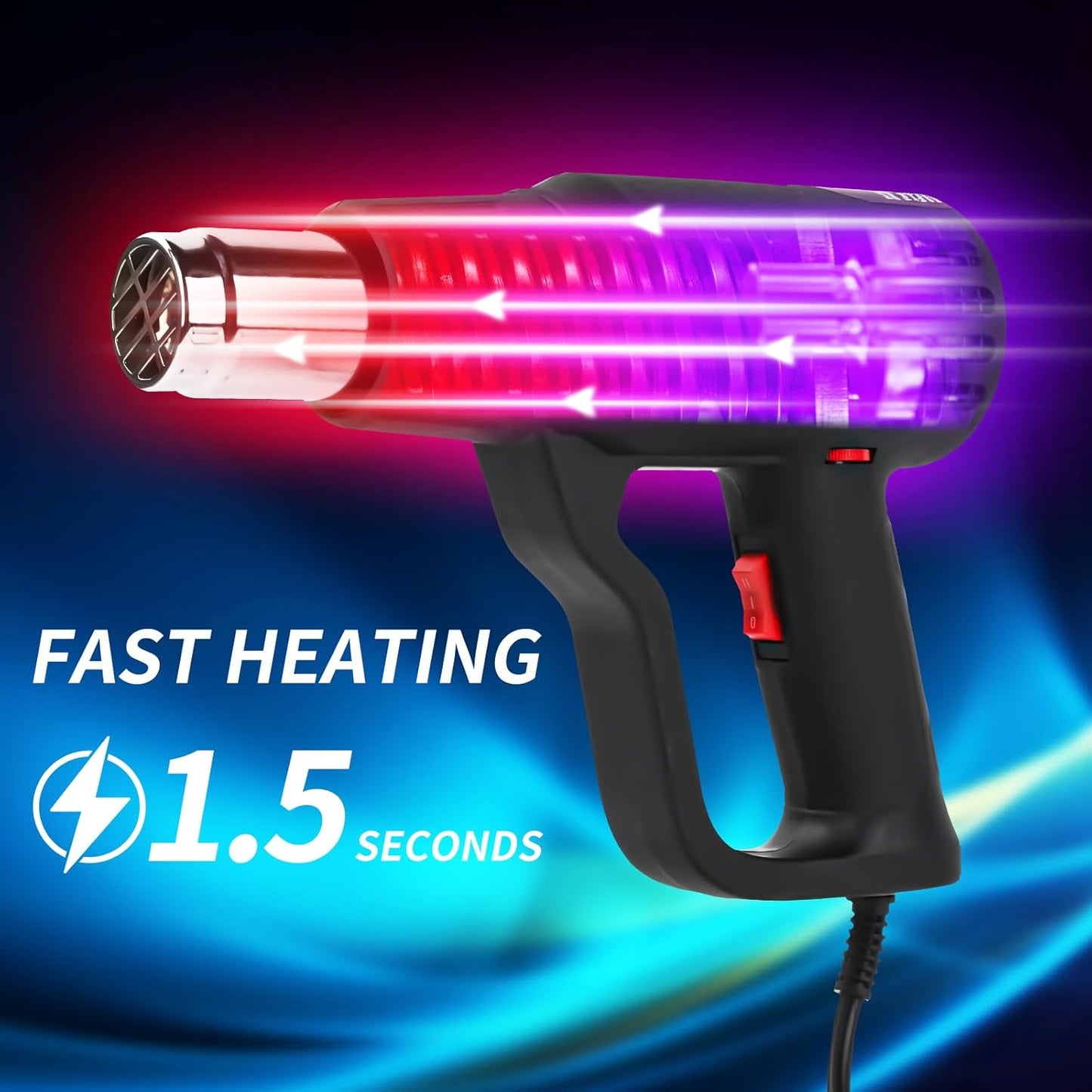 Aiunaom - 2000W Heat Gun With Adjustable Temperature And Overload Protection