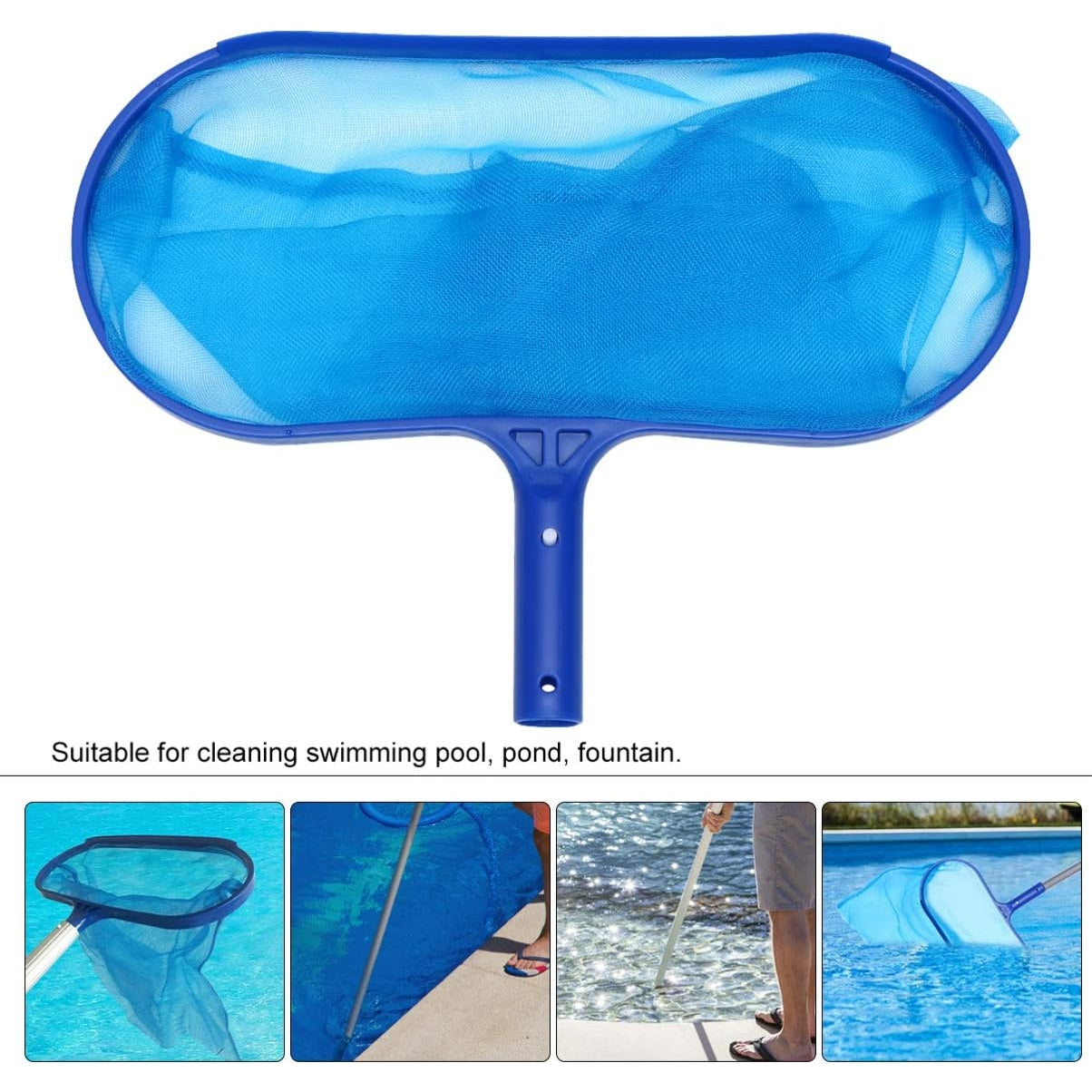 Besportble - Pool Salvage Net Fine Mesh Skimmer Cleaner Kit