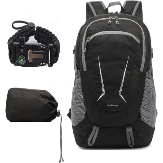 Profit - 40L Ultra Light Foldable Hiking Backpack With Survival Bracelet