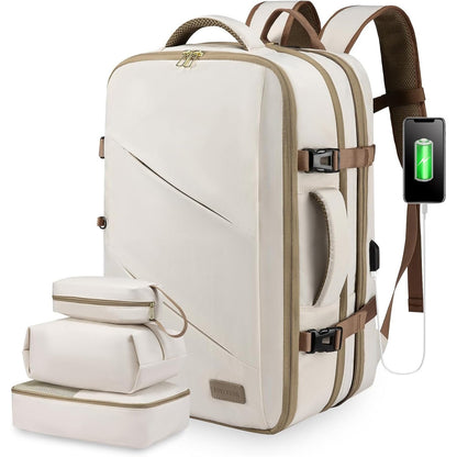 Yien - Lovevook Beige Khaki 17" Laptop Travel Backpack