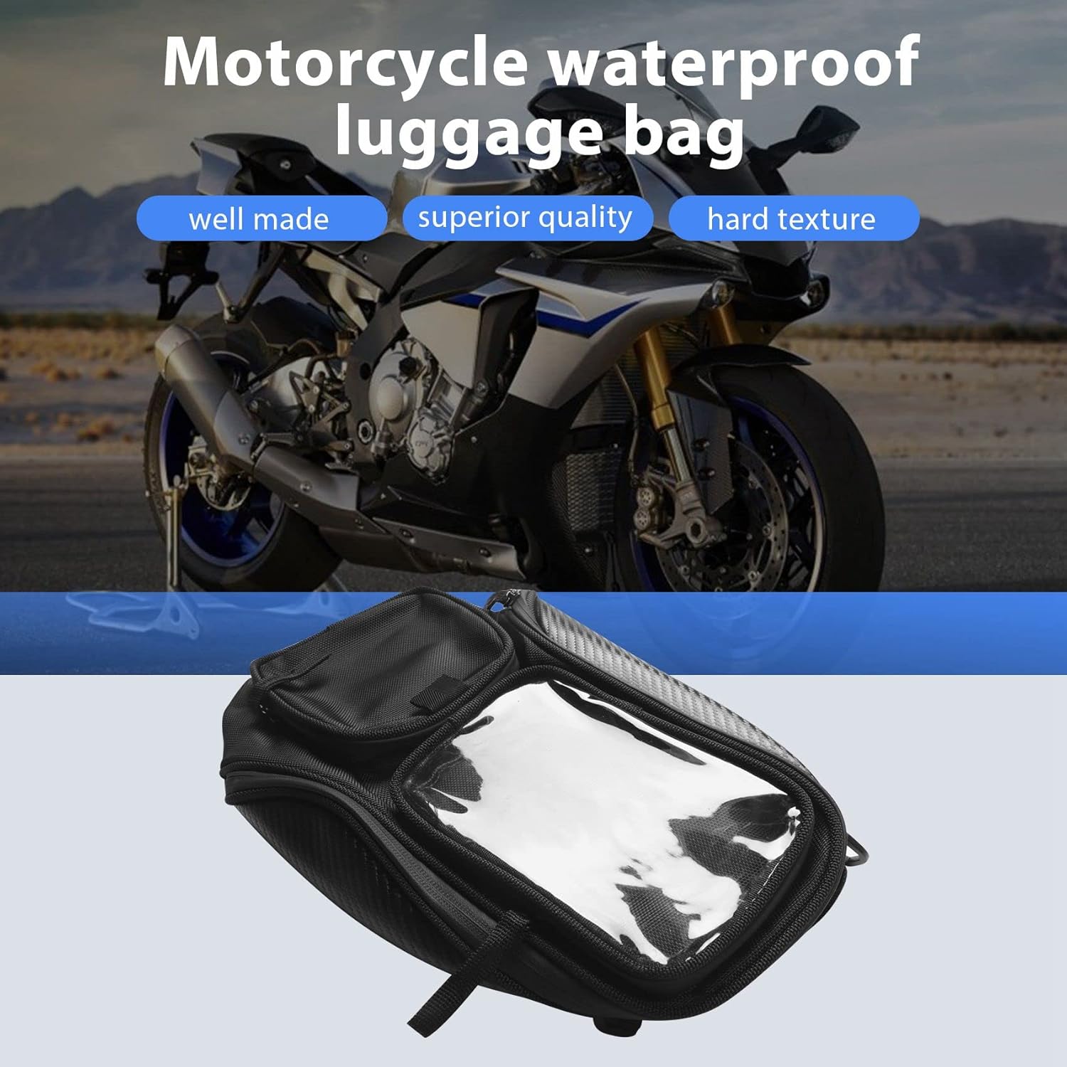 Geuxe - Motorcycle Magnetic Fuel Tank Bag for Yamaha