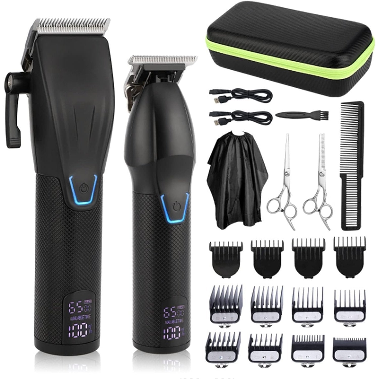 Layhou - Professional Electric Hair Clipper Set With LCD Display