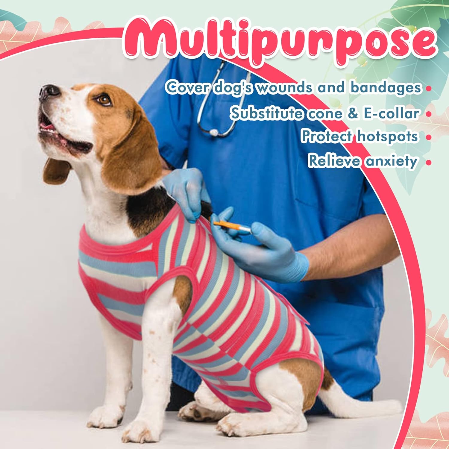 Kuoser - Post-Surgery Breathable Pet Recovery Suit