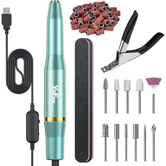 Yafex - Professional Electric Nail File 20000Rpm Adjustable Speed 11 In 1