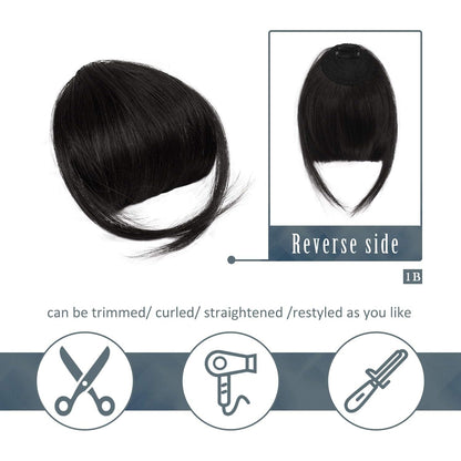 Barsdar - 100% Natural Air Bangs Hair Extension