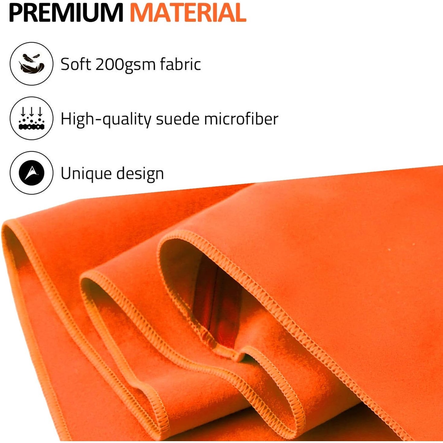 Eono - Microfibre Towel, Fast Drying, Super Absorbent, Ultra Compact