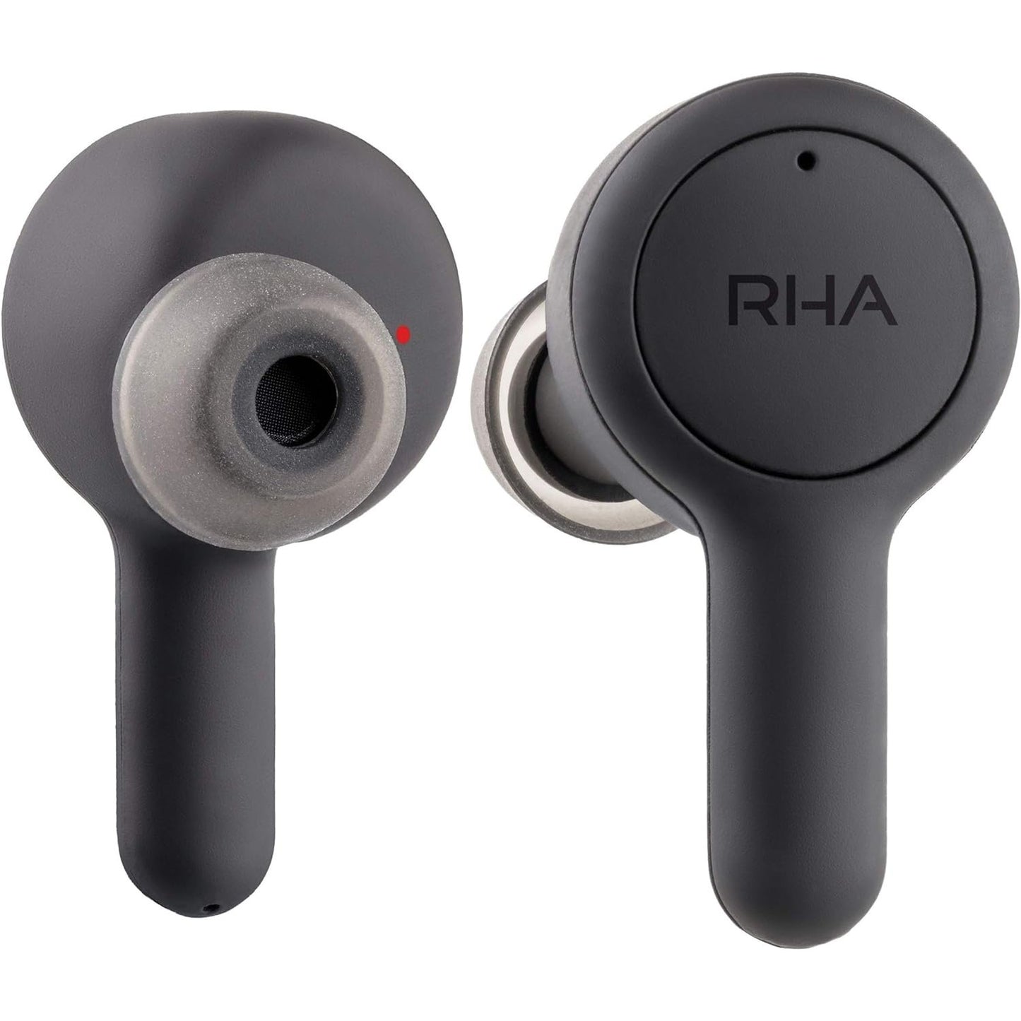 Rha Technologies Ltd. - Trueconnect Carbon Black True Wireless Earbuds With Bluetooth 5 & Sweatproof