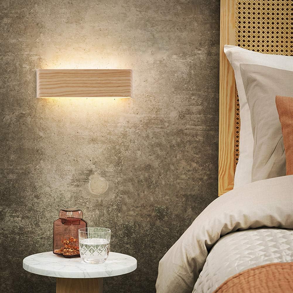 Martll - Wood LED Wall Light for Living Room, Bedroom, Corridor